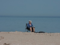 2016-05-09 10h50m54 - Barbara op het strand Kolka - Gerda van der Meer
